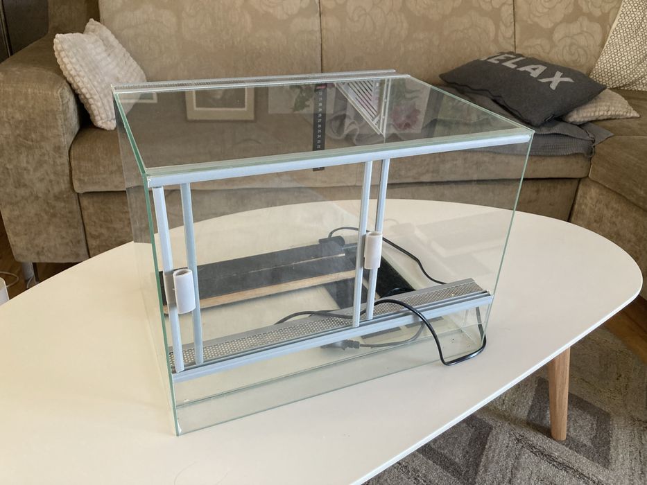 Terrarium szklane 30x40x30 cm