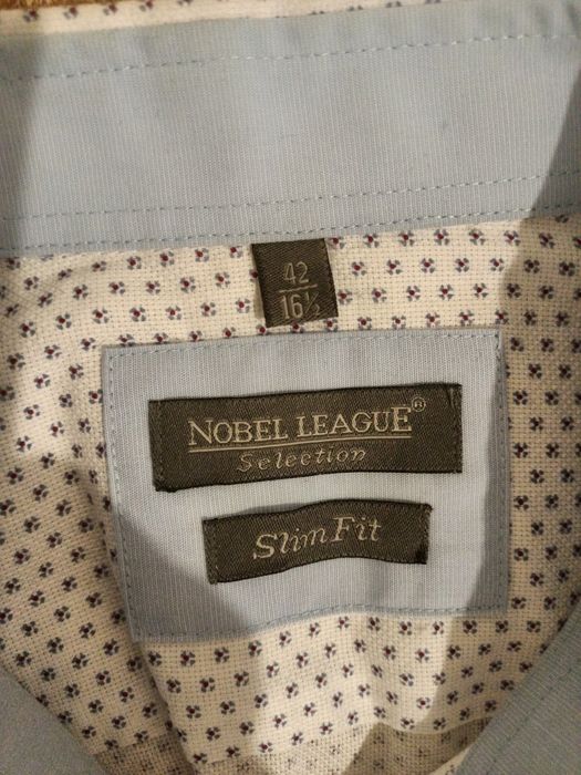 Koszula męska Nobel League slim fit XL