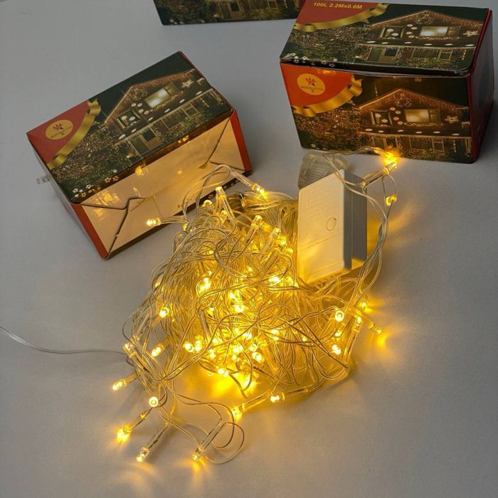 РОЗПРОДАЖ / Гірлянда-штора 2,2 х 0,6 100 LED / LED гірлянда на вікно