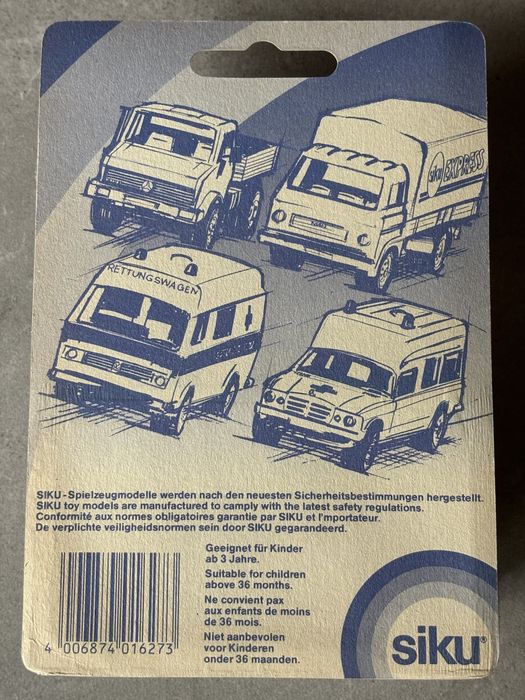 Model Resorak Siku Mercedes 208 Kaczka Polizei made in Germany