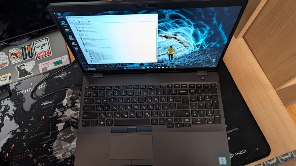 Ноутбук Dell latitude 5500 intel i7. hdd 250 gb. Ram 16gb.