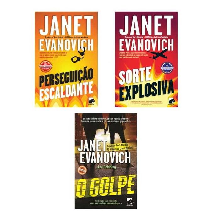 Perseguição Escaldante / Sorte Explosiva/ O Golpe, Janet Evanovich