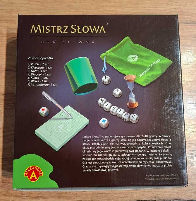Gra planszowa Mistrz Słowa – gra słowna dla całej rodziny