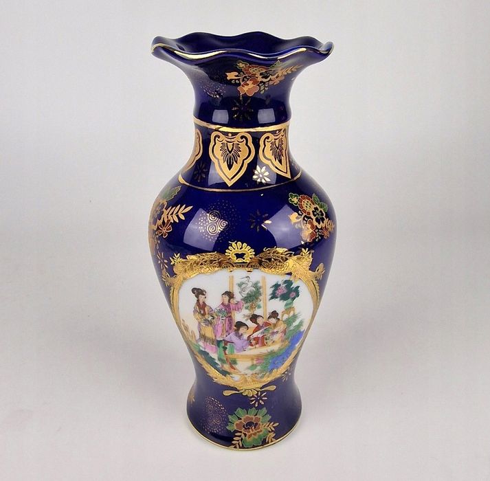 Wazon orientalny w kobalcie, Rajskie ptaki