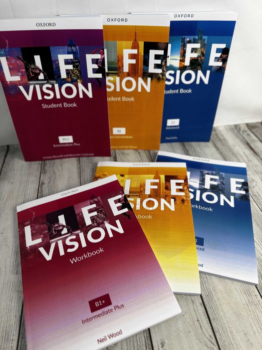 Life Vision Elementary, Pre-Intermediate, Intermediate, Intermediate Plus, Upper-Intermediate, Advanced