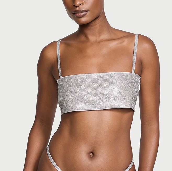 Бюсгалтер бандо бра зі Стразами Victoria's Secret Very Sexy Shine
