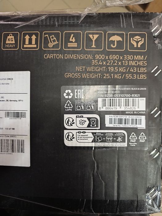 Fotel Razer Iskur V2 X czarny NewGen gamingowy