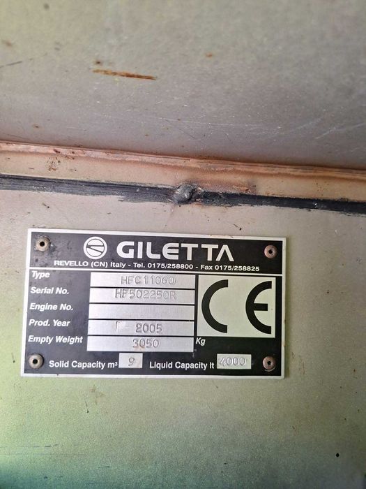 posypywarka solarka Giletta HFC 11060 – 2005 rok