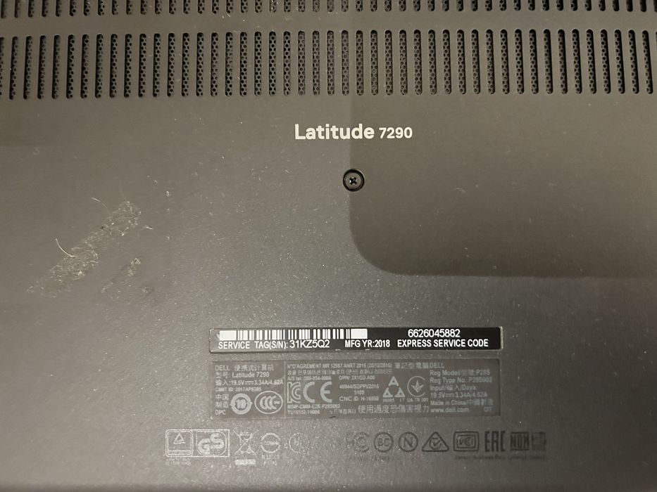 Laptop Dell Latitude 7290