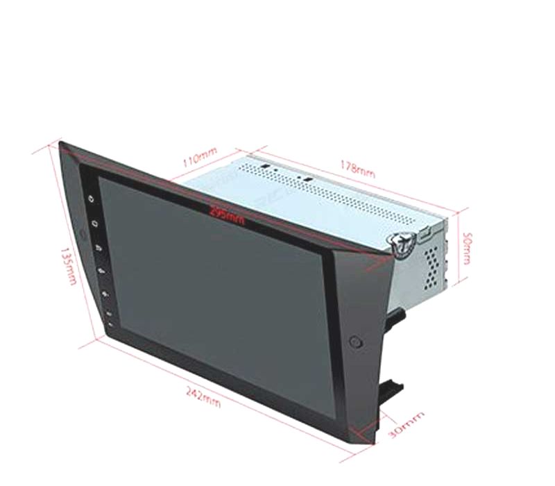 AUTO RADIO 9" GPS ANDROID 14 BMW E90 E91 E92 E93 ECRA TACTIL