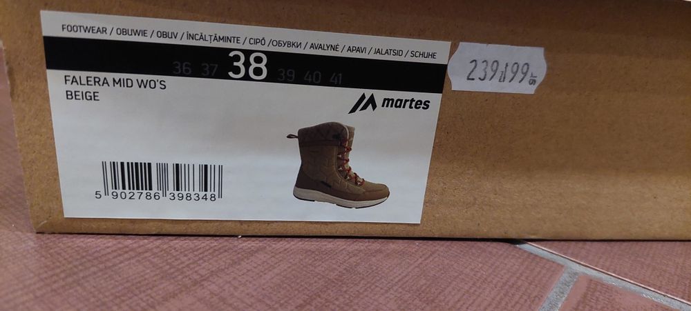 Buty zimowe Śniegowce 38