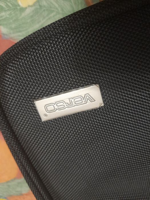 Подарунок?  Портфель VERSO кожа+текстиль