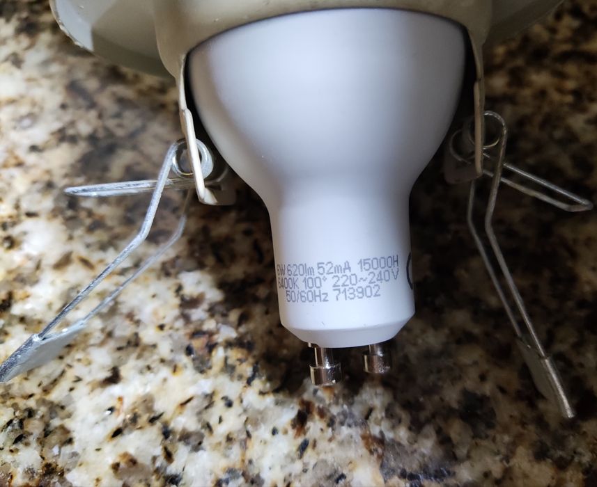 Lâmpadas Led GU10 + Aro