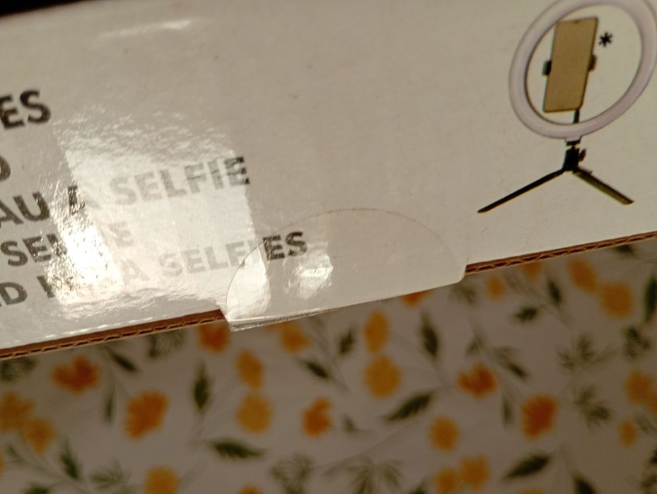 Anel de luz LED para selfies. Novo