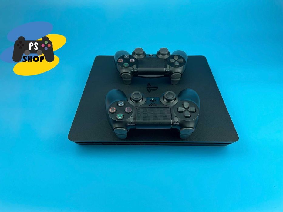 Playstation 4 Slim 1ТБ, Два джойстики