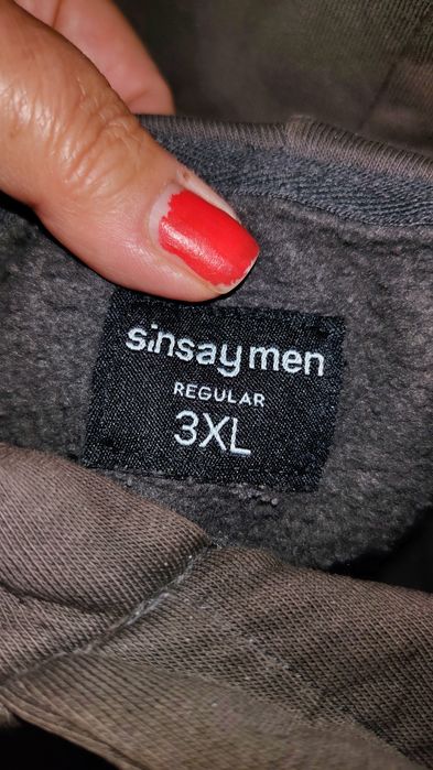 Bluza z kapturem Sinsay MEN regular 3XL