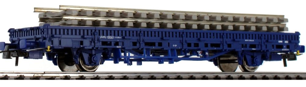 Roco 67583 -  wagon  platforma z torami
