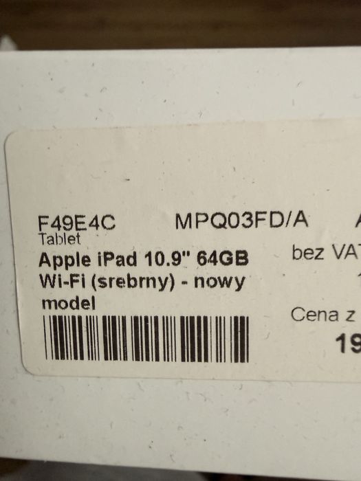 Tablet Apple IPad 10 64gb