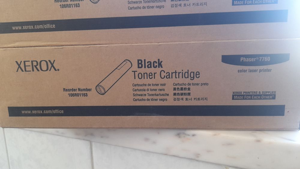 Toner preto/black Xerox Phaser 7760