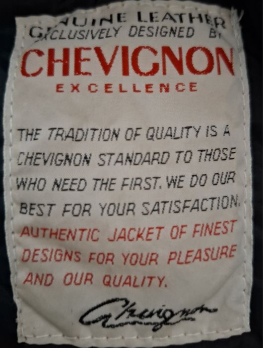 Blusão de pele genuína Chevignon