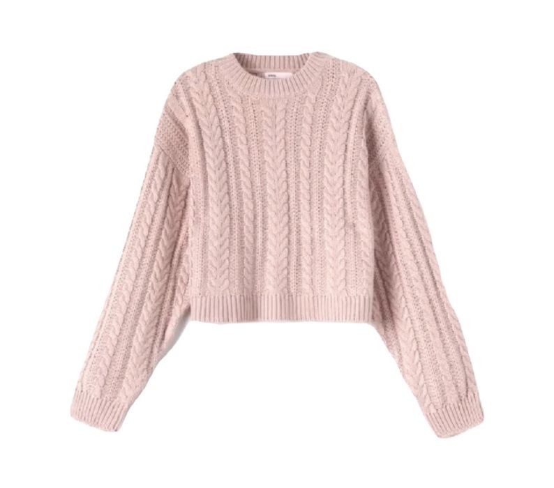 Светр рожевий та ліловий