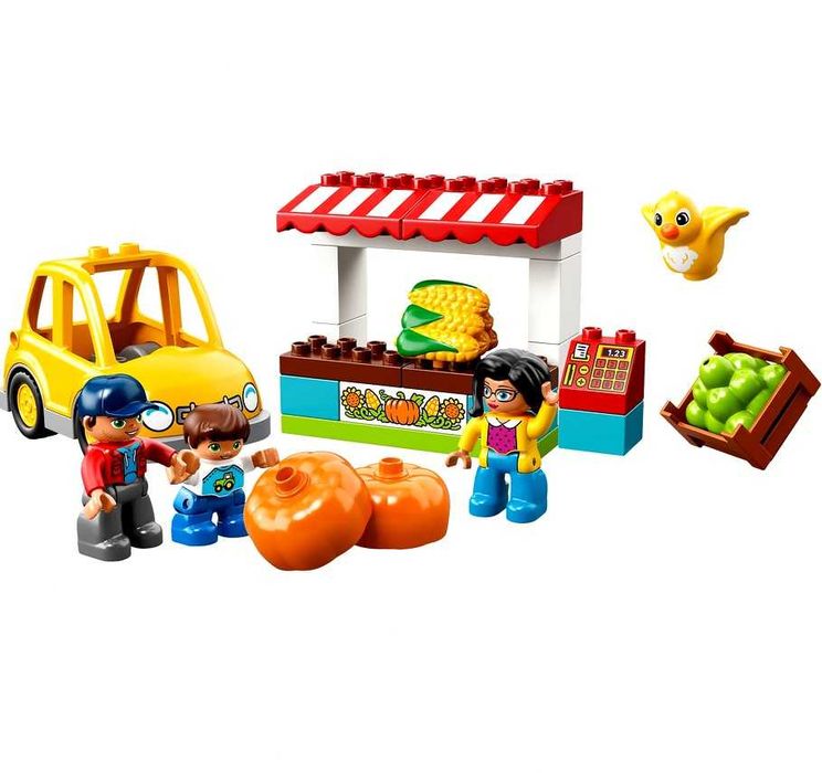 Klocki LEGO DUPLO 10867 "Na targu" komplet zestaw BDB pudełko