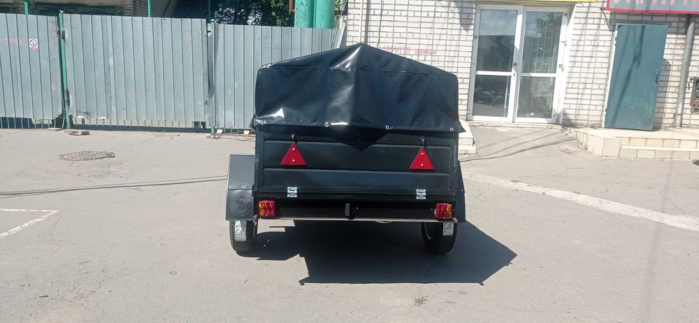 Автомобильный одноосный прицеп 2000х1300,документы.