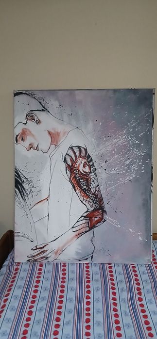 Quadros pintura óleo par