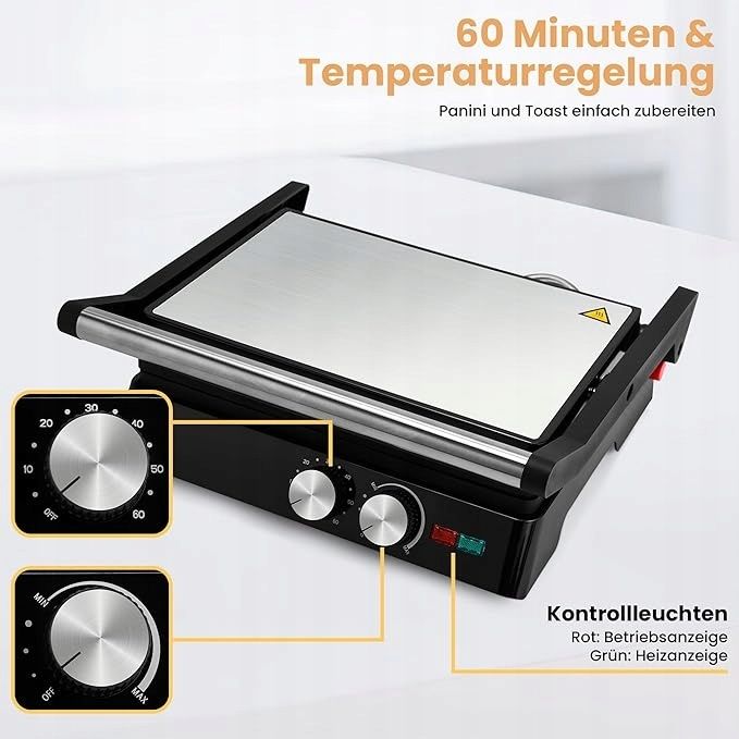 Гриль електричний розкладний сендвічниця тостер pukomc slg5019 1800