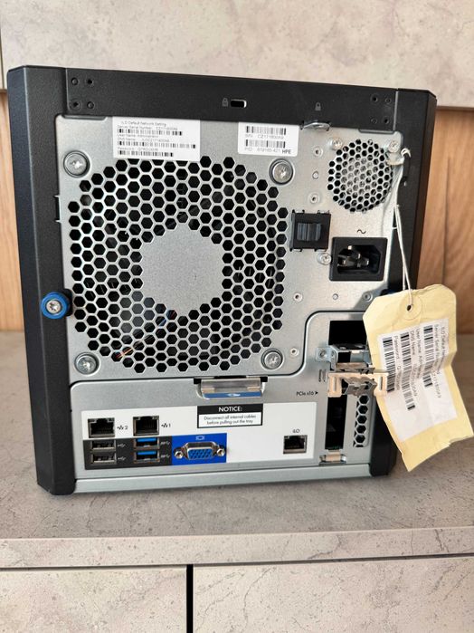 HP MicroServer Gen8, Xenon E31260L, 16GB RAM, iLo Adv -max wersja, NAS
