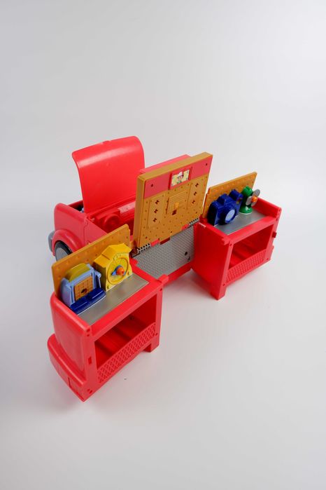 Грузовик мастерская для мальчика машинка трансформер машина mattel
