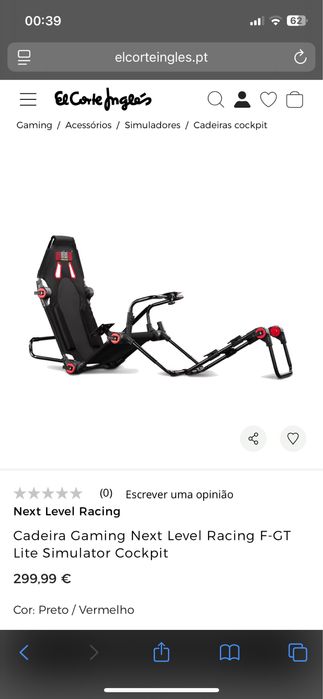 Cadeira para volante gamig
