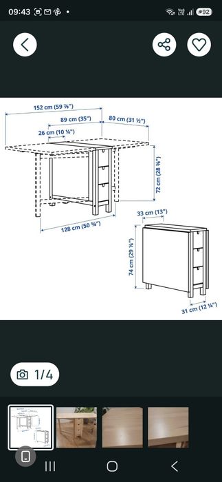 Stół Norden-ikea  REZERWACJA