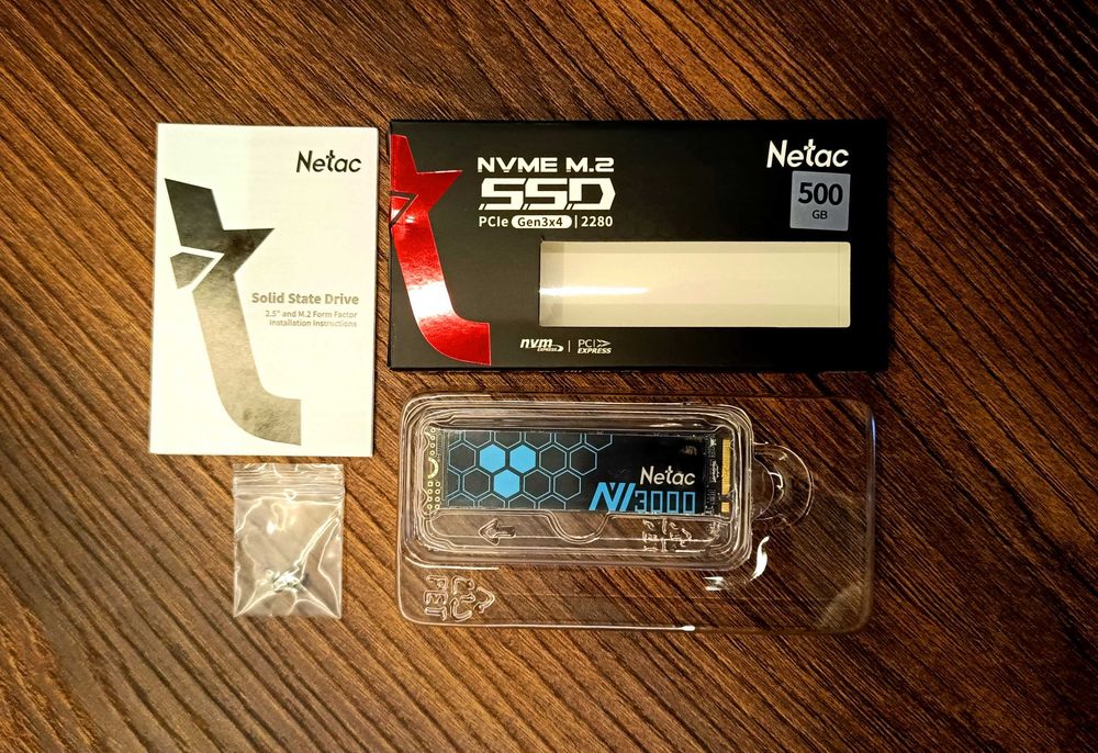 ССД SSD NETAC 512Gb m2 NVME (глючить)