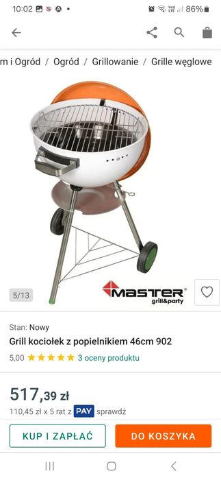 Grill kociołek Nowy Master