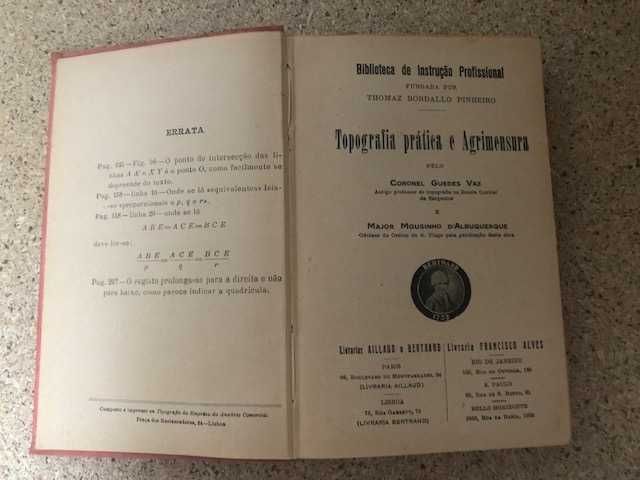 Coronel Guedes Vaz: Topographia Prática e Agromensura
