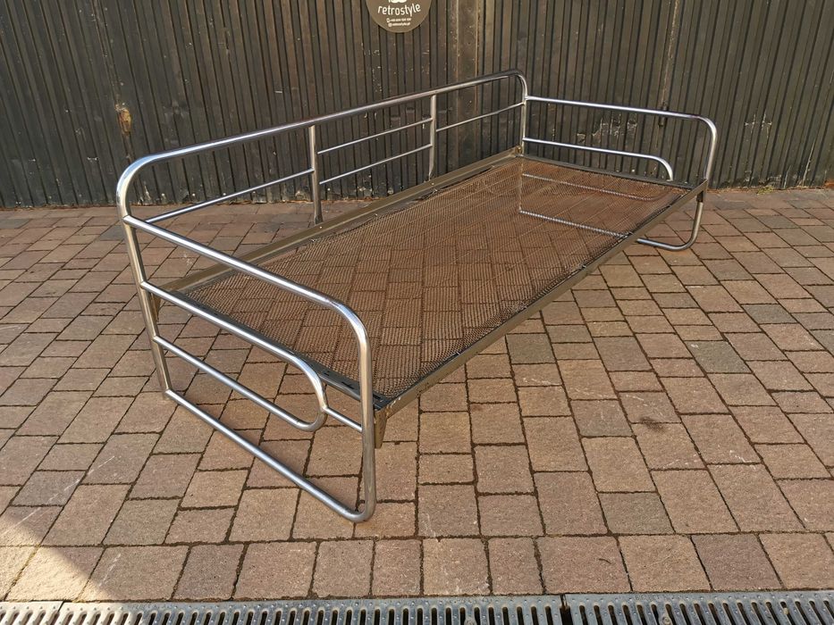 Sofa chrom proj. Robert Slezak/ KOVONA Czechosłowacja '30-50, Bauhaus