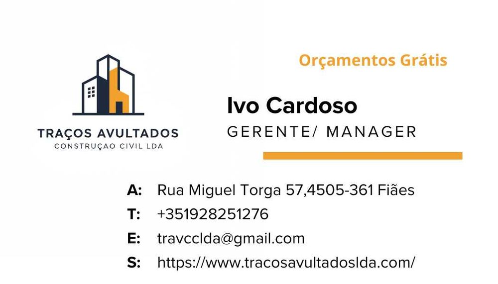 Construimos e Renovamos a sua Casa ou a sua Empresa