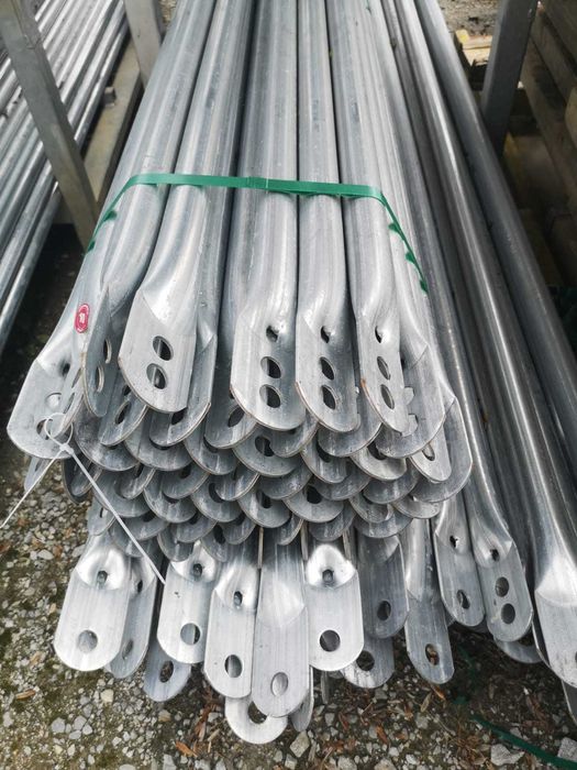 Elewacyjne nowe kompletne rusztowanie stalowe Plettac wysokość 10,4 m x 15 m długie = 155m2