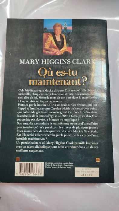 Livro em Francês Mary Higgins Clark