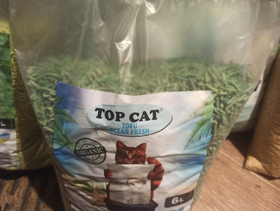 Наполнитель соевый Тоp Cat  2 шт