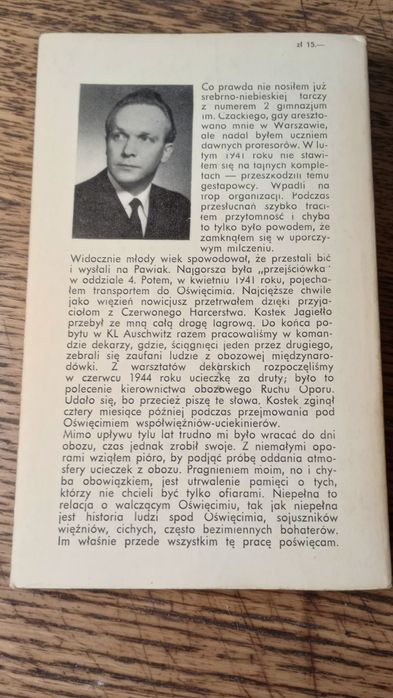 Ucieczki oświęcimskie. Tomasz Sobański