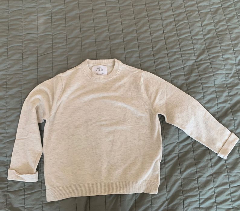 Світло бежевий светрик дитячий Zara 122 см