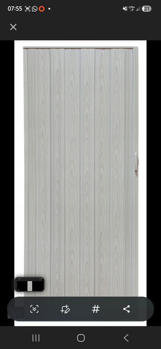 Drzwi przesuwne harmonijkowe  80