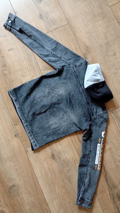Kurtka chłopięca jeans roz 152