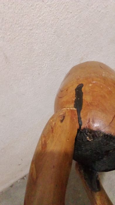 Cinzeiro artesanal de arte africana