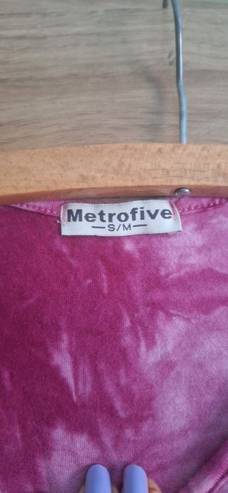 Rożowy crop top roz. S/M