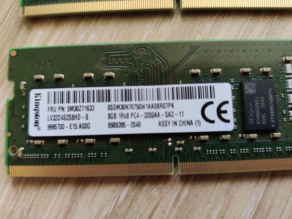 ОЗП Kingston DDR4 16 ГБ (2×8 ГБ) SK hynix для ноутбука, справна