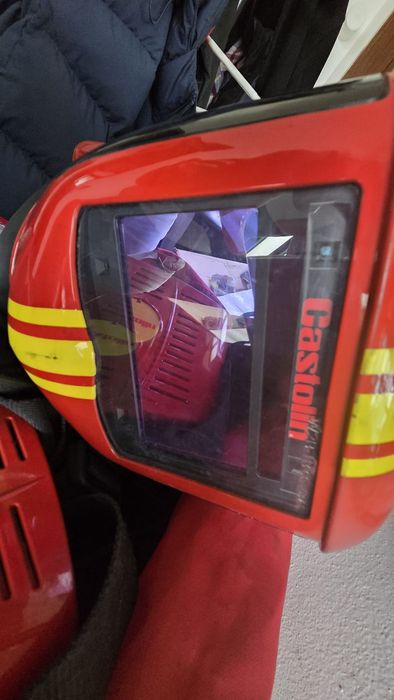 Mascara de soldadura c/ sistema de oxigenio comonova