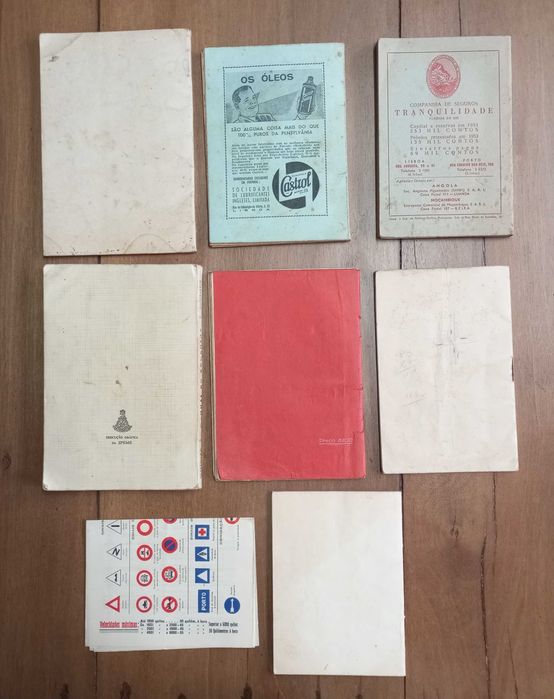 Antigos livros de Legislação Rodoviária Portuguesa